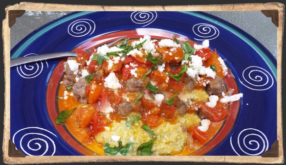 sausage-feta-polenta