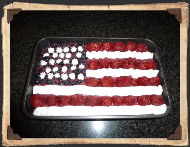 Red White Blueberry Cobbler